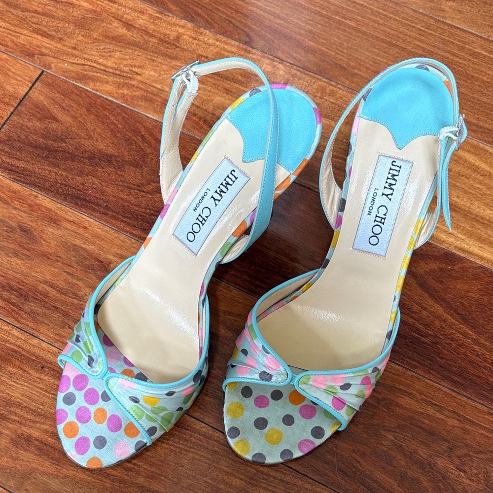 Jimmy Choo Multicolor Polka Dot Women's heels